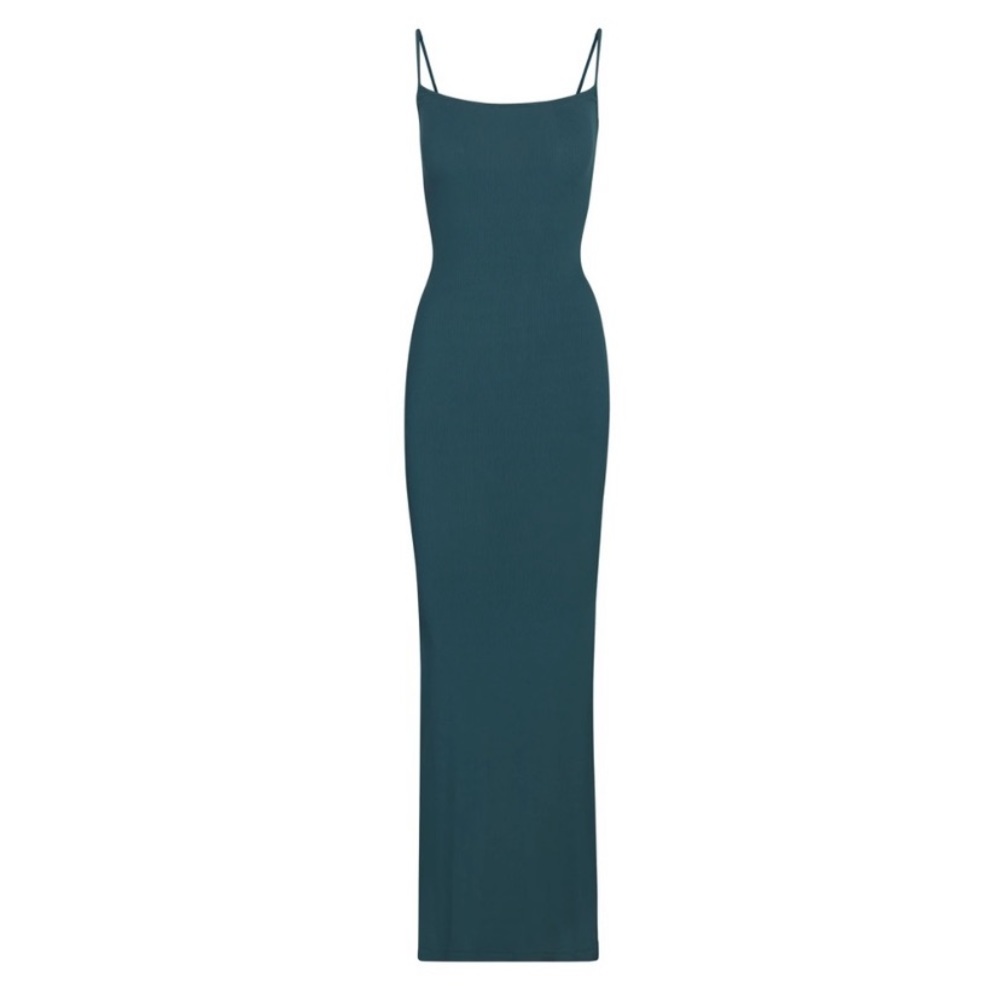 Teal skims lounge dress
